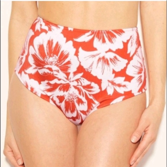 SHADE & SHORE Coral Scalloped Hipster Bikini Bottoms Mix & Match XL NWT - Picture 11 of 14